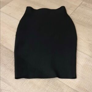 Shinestar Black Mini Pencil Skirt Cocktail